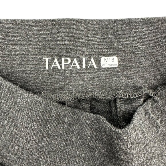 TAPATA Womens High-Waisted Flare Thick Knit Pull On Pants Size M - Picture 5 of 5